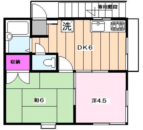 シャトーローズの物件間取画像